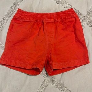 TBBC red shorts boys size 6